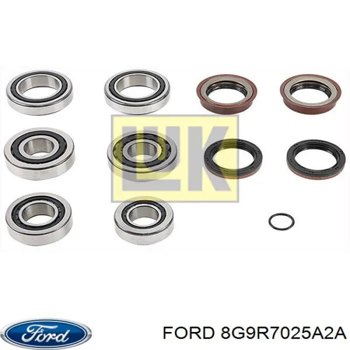 8G9R7025A2A Ford cojinete guía, embrague