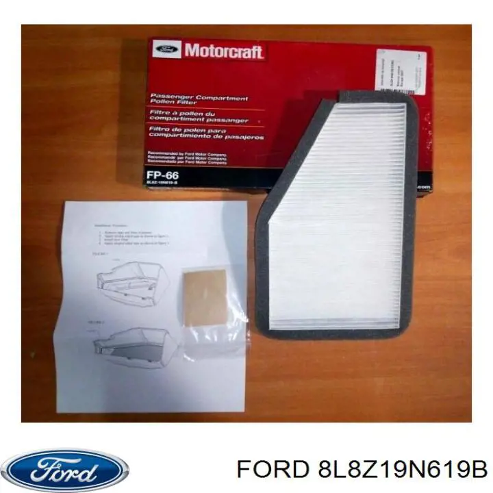 Filtro de habitáculo 8L8Z19N619B Ford