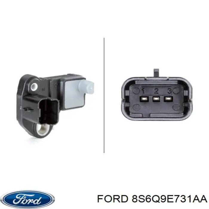 Sensor de posición del cigüeñal Ford Fiesta JH, JD