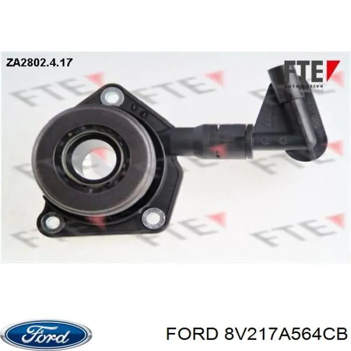 Desembrague central, embrague 8V217A564CB Ford