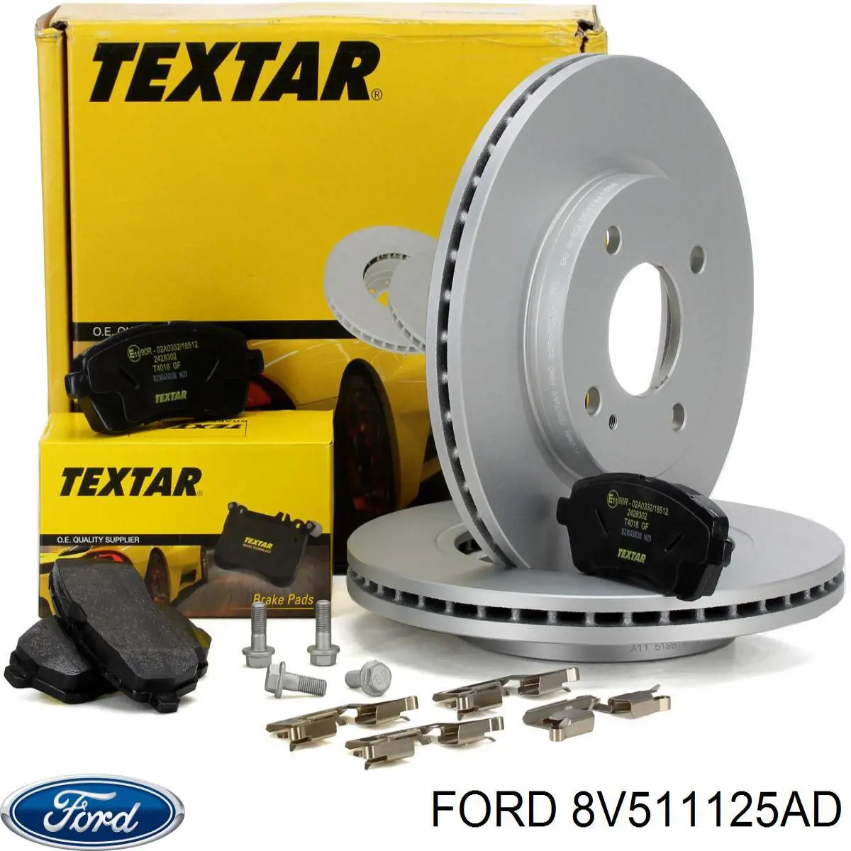 Disco de freno 8V511125AD Ford