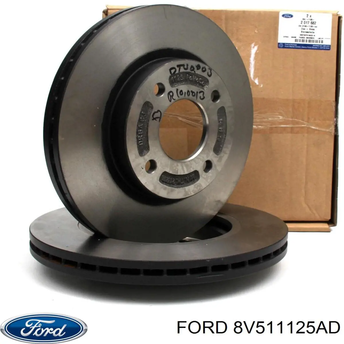 Disco de freno delantero Ford 8V511125AD