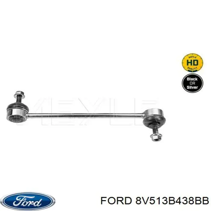 8V513B438BB Ford soporte de barra estabilizadora delantera