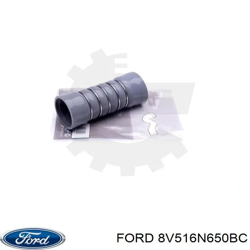 8V516N650BC Ford tubo flexible de aire de sobrealimentación derecho