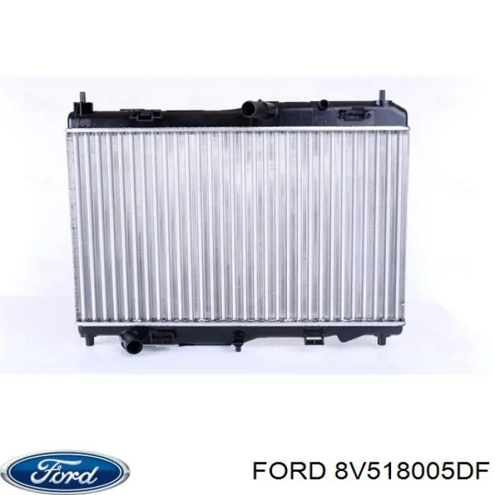 8V518005DF Ford radiador refrigeración del motor