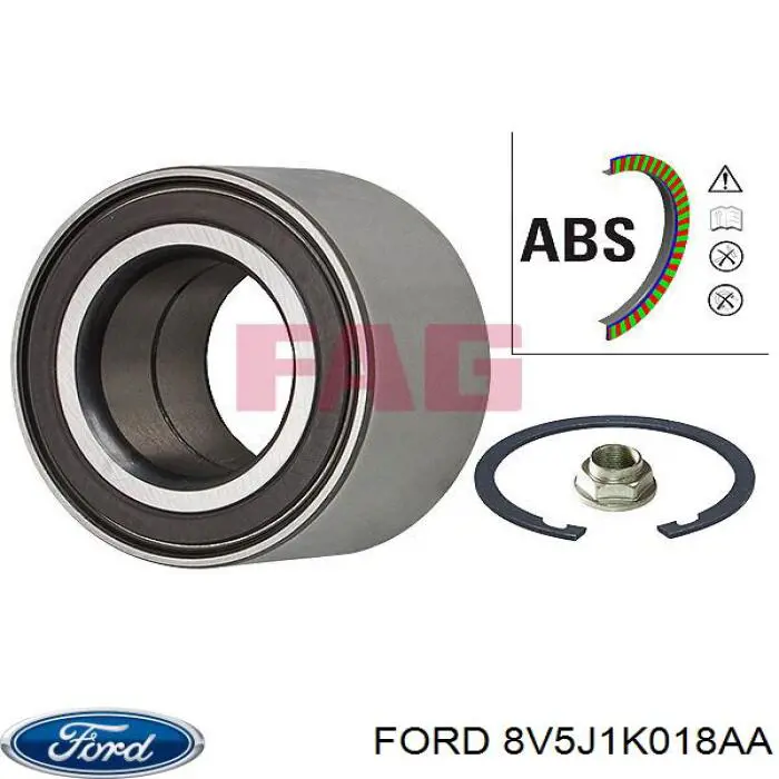 Cojinete de rueda delantero Ford 8V5J1K018AA precio, desde 28,40 EUR