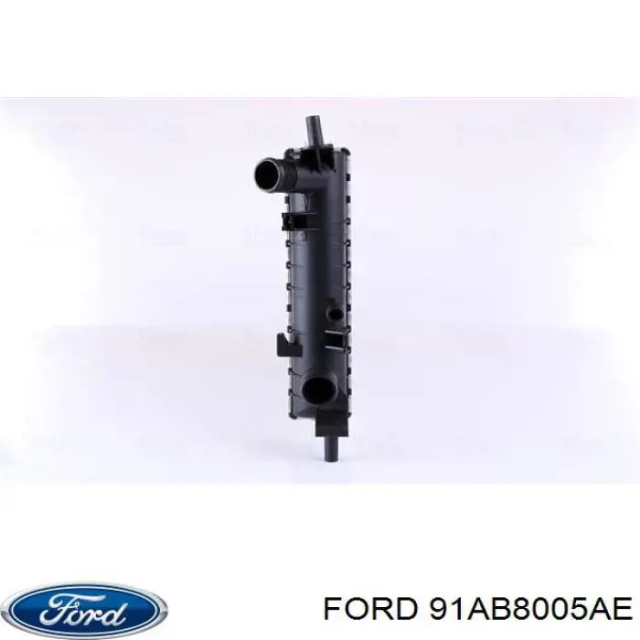 91AB8005AE Ford radiador refrigeración del motor