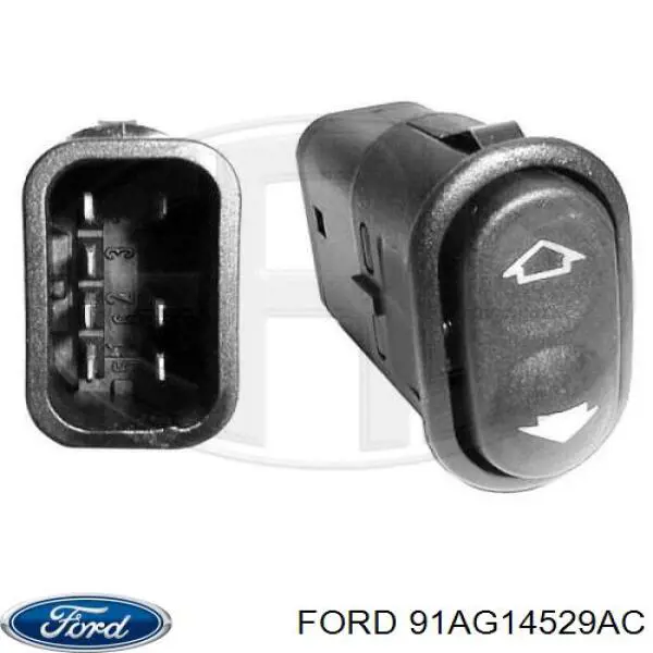 91AG14529AC Ford botón de encendido, motor eléctrico, elevalunas, consola central