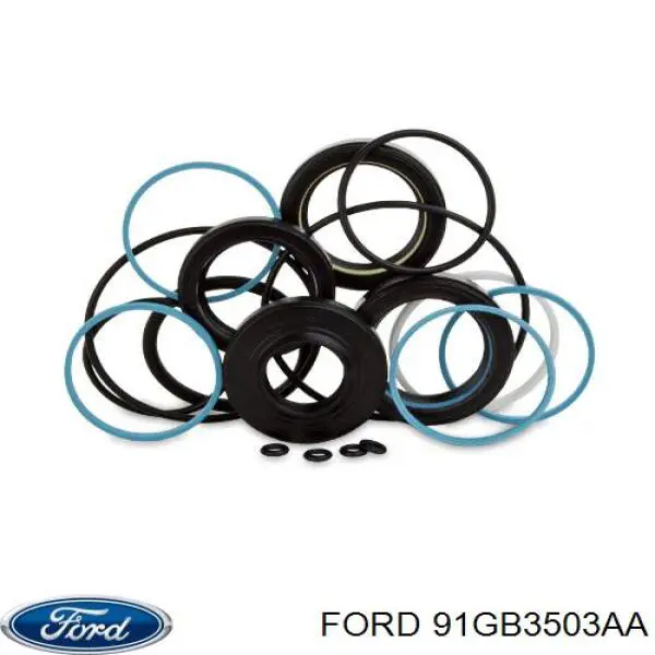 91GB3503AA Ford cremallera de dirección