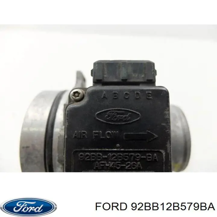 92BB12B579BA Ford sensor de flujo de aire/medidor de flujo (flujo de aire masibo)