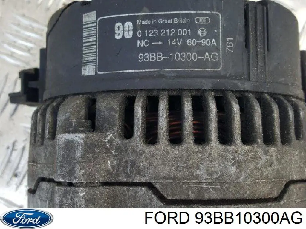 Alternador del motor Ford 93BB10300AG precio, desde 44,17 EUR