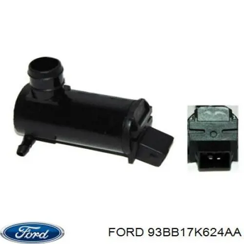 Comprar 93BB17K624AA Ford Bomba-motor de limpiaparabrisas delantero/trasero