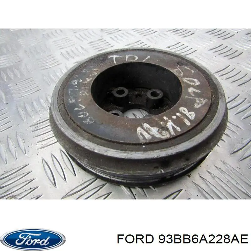 93BB6A228AE Ford Tensor de correa de alternador