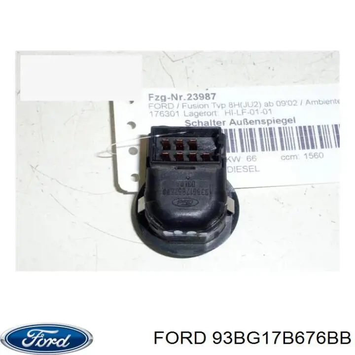 Módulo de espejos retrovisores en la puerta Ford 93BG17B676BB precio, desde 15,93 EUR