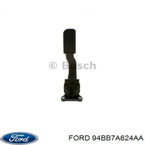 94BB-7A624-AA Ford revestimiento del pedal, pedal de embrague