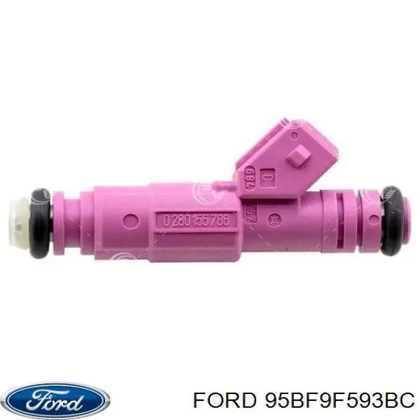 95BF9F593BC Ford inyector de combustible