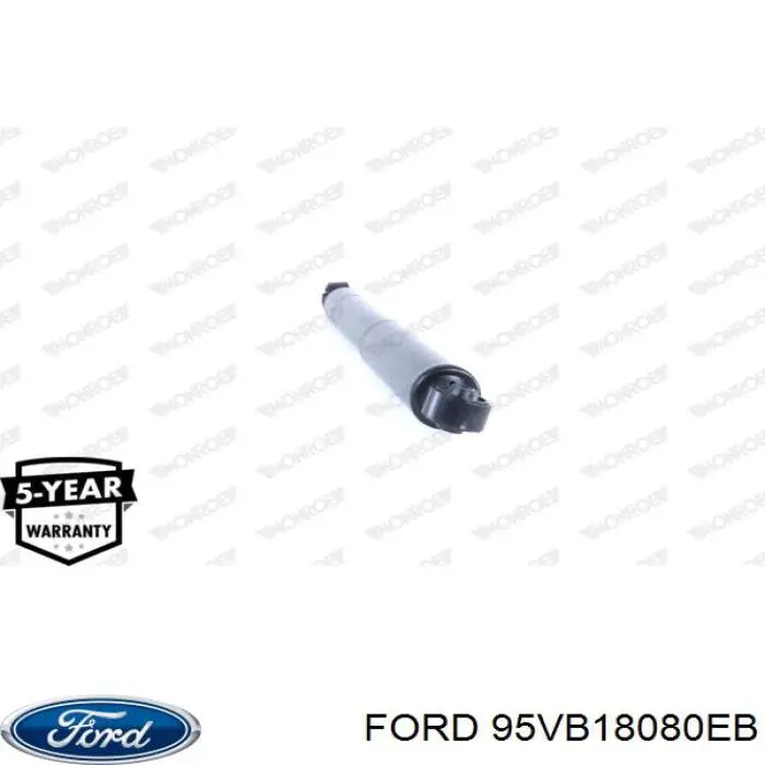 95VB18080EB Ford amortiguador trasero