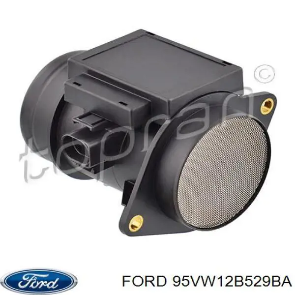 95VW12B529BA Ford sensor de flujo de aire/medidor de flujo (flujo de aire masibo)