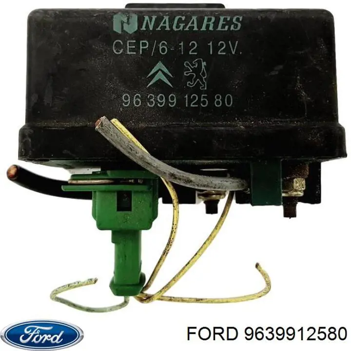 9639912580 Ford Relé de bujías incandescentes