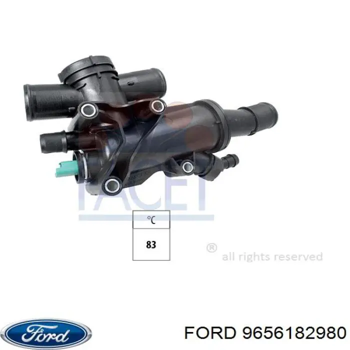 9656182980 Ford Caja del termostato