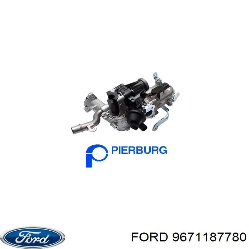 Comprar 9671187780 Ford Enfriador de recirculación de gases de escape EGR