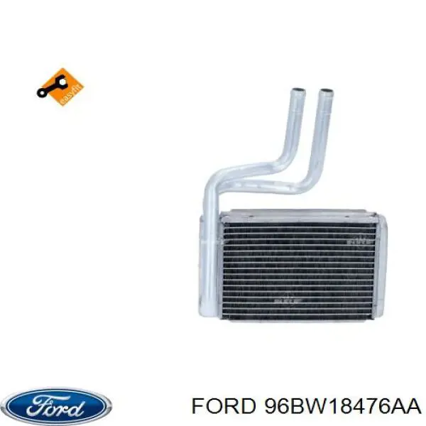 96BW18476AA Ford radiador de calefacción