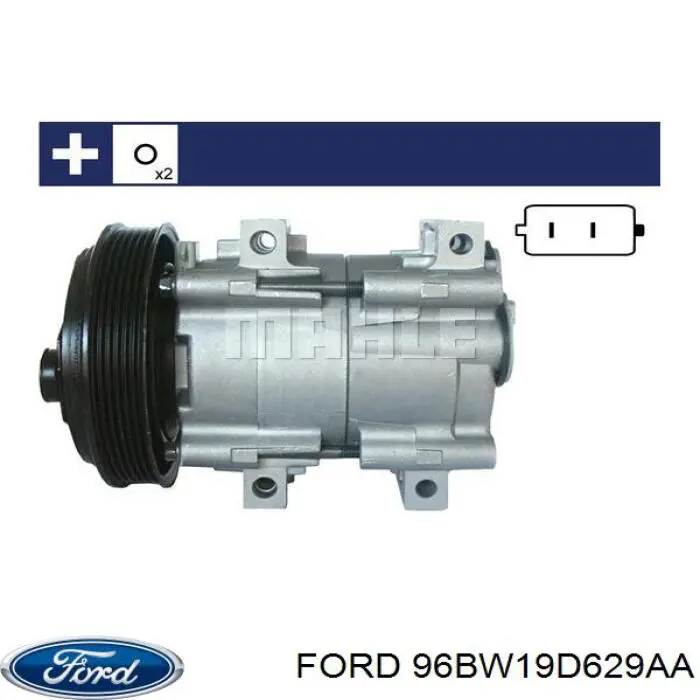 96BW19D629AA Ford compresor de aire acondicionado