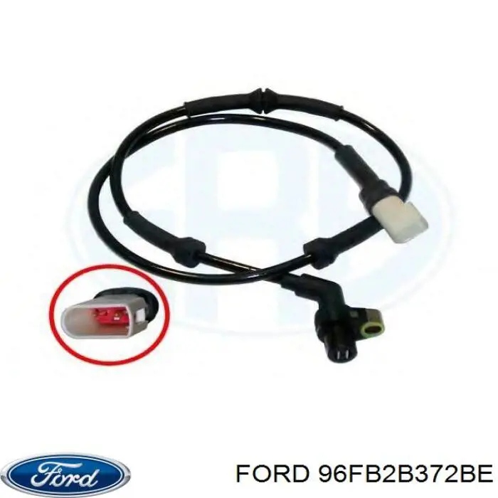 96FB2B372BE Ford sensor abs delantero