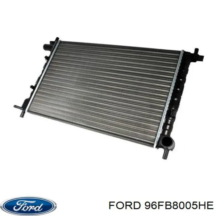 96FB8005HE Ford radiador