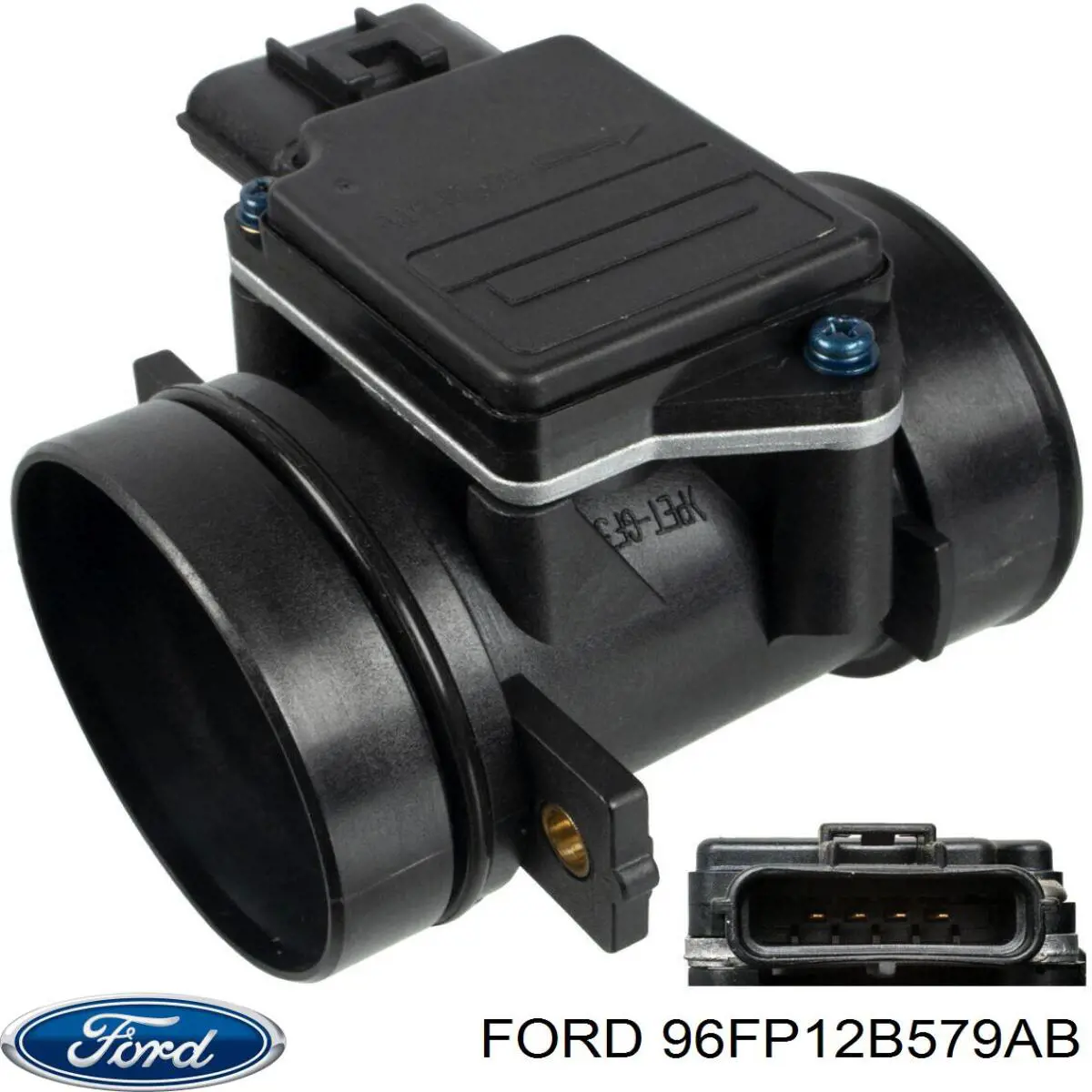 96FP12B579AA Ford sensor de flujo de aire/medidor de flujo (flujo de aire masibo)