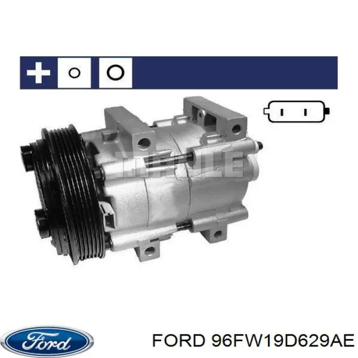 96FW19D629RE Ford Compresor climatizador
