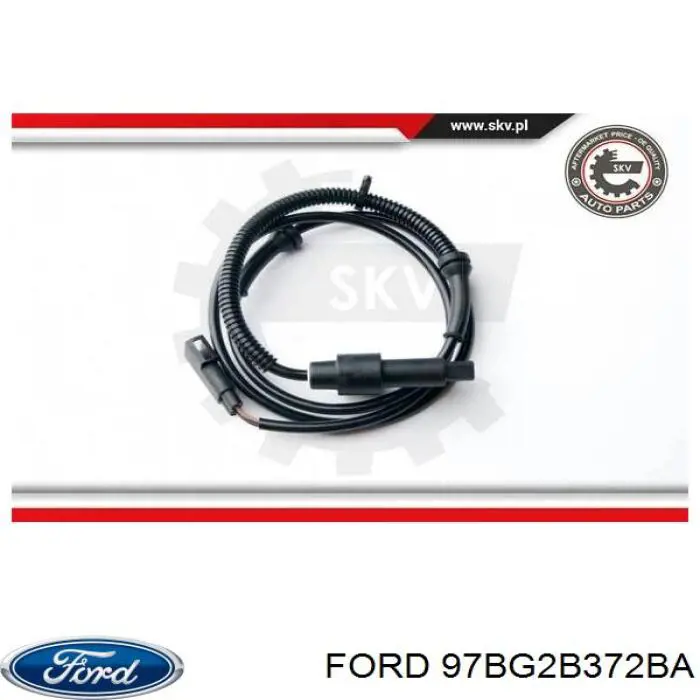 97BG2B372BA Ford sensor abs trasero