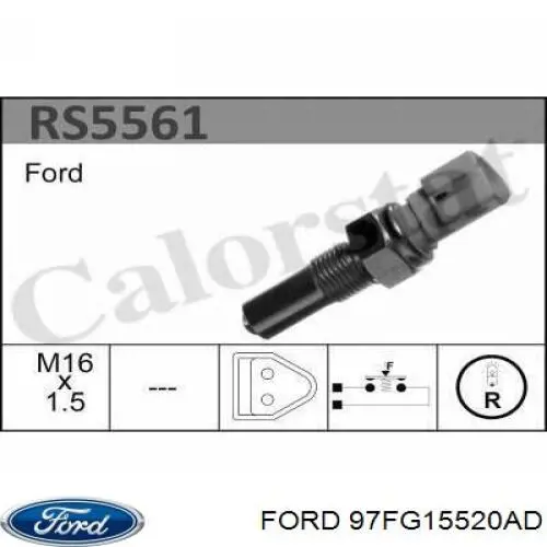 Comprar 97FG15520AD Ford Interruptor de luz de marcha atrás