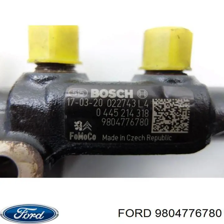 Rampa De Inyección Combustible Ford 9804776780