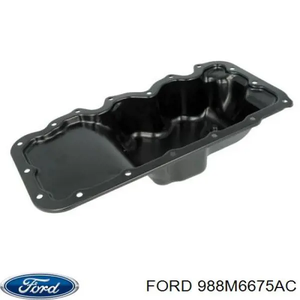 988M6675AC Ford Cárter de aceite del motor
