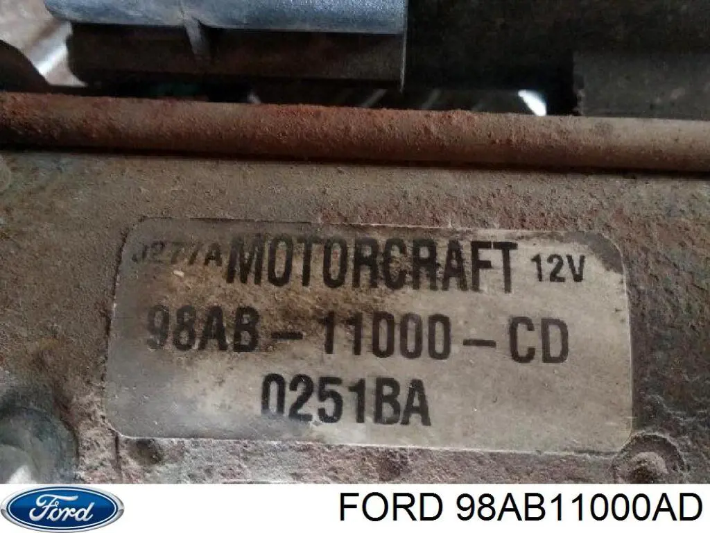 98AB11000AD Ford Arranque motores