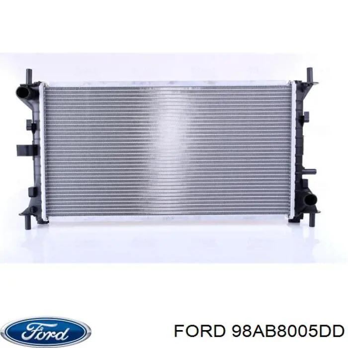 98AB8005DD Ford radiador