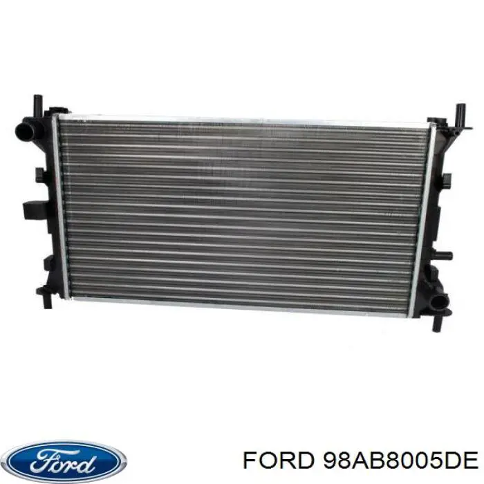 98AB8005DE Ford radiador