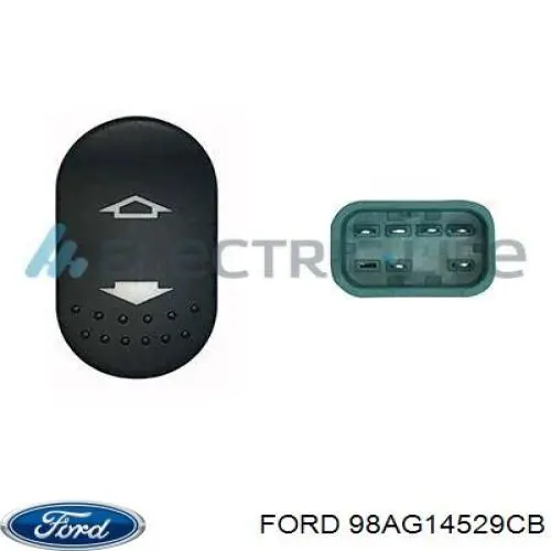 Botón de encendido del motor del elevalunas delantero derecho Ford 98AG14529CB precio, desde 6,63 EUR