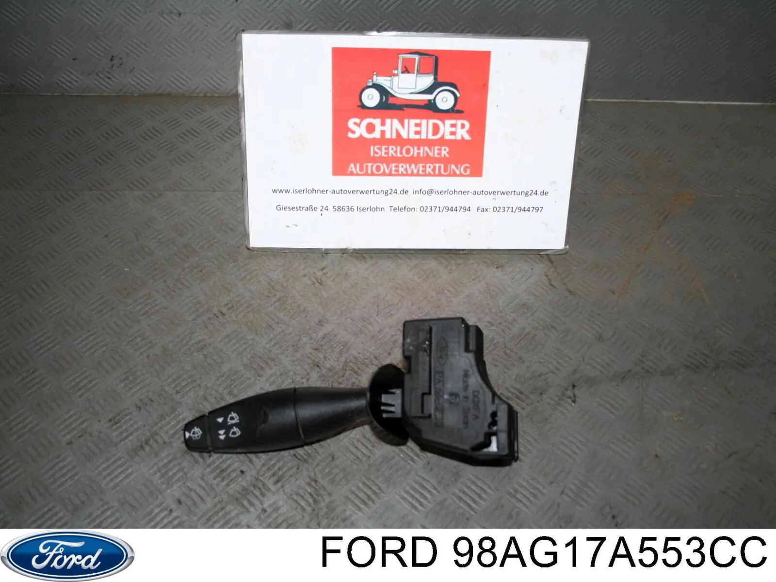 Comprar 98AG17A553CC Ford Conmutador derecho de la columna de dirección