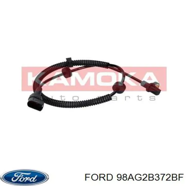 98AG2B372BF Ford sensor abs trasero derecho