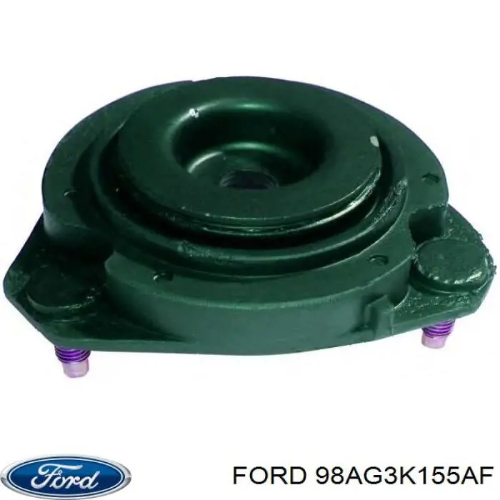 98AG3K155AF Ford soporte amortiguador delantero