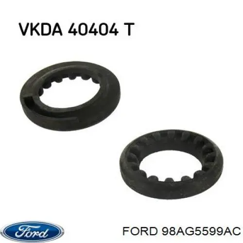 98AG5599AC Ford soporte amortiguador trasero