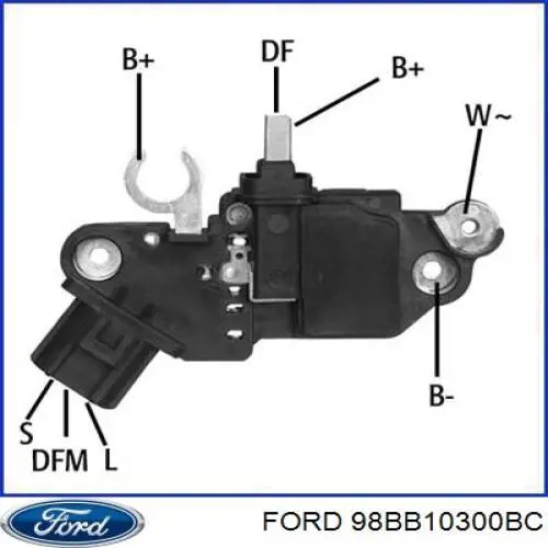 0124415006 Ford alternador