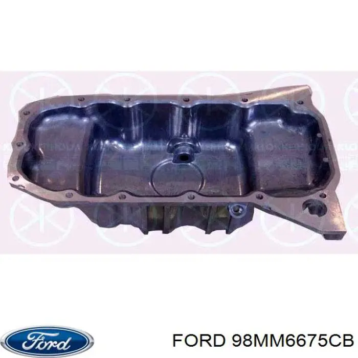 98MM6675CB Ford Cárter de aceite
