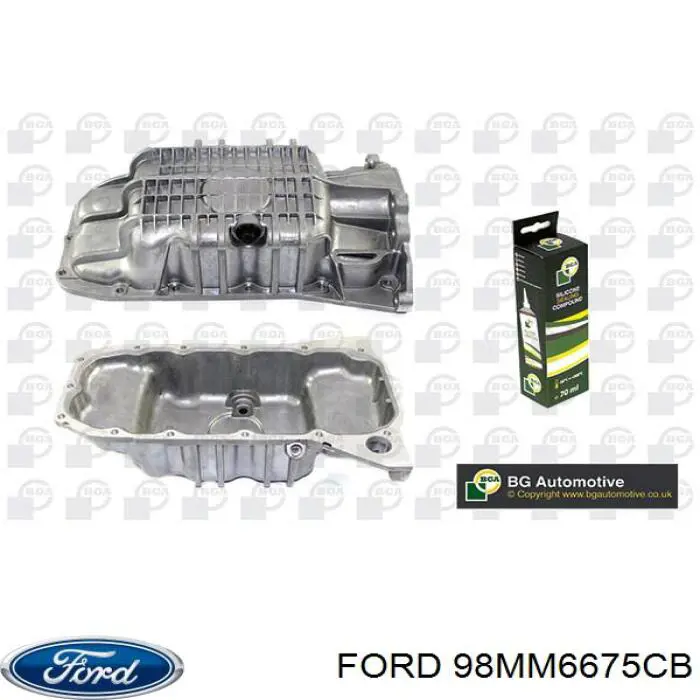 Cárter de aceite FORD 98MM6675CB