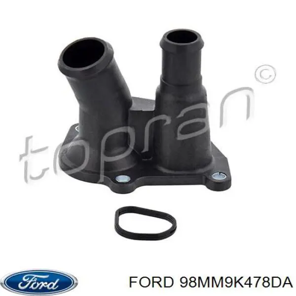 98MM9K478DA Ford tapa de termostato