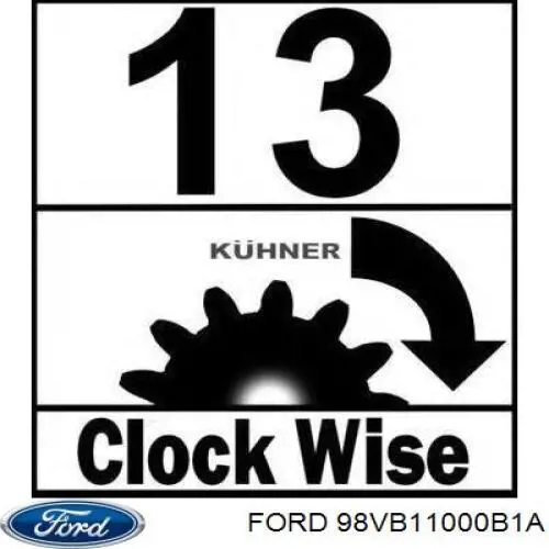 Burro de arranque  Ford 98VB11000B1A precio, desde 135,04 EUR