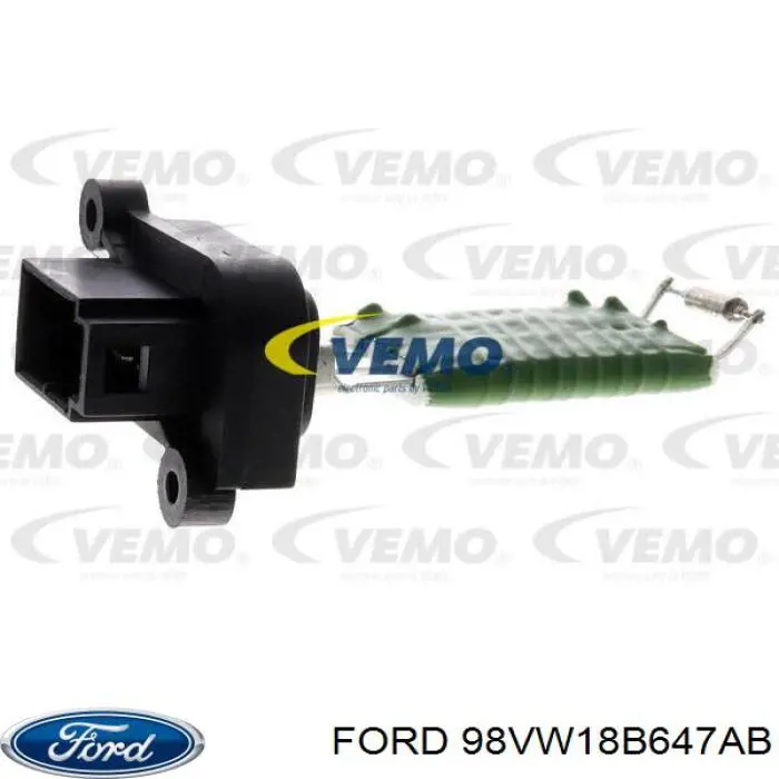 Comprar 98VW18B647AB Ford Resistencia de calefacción