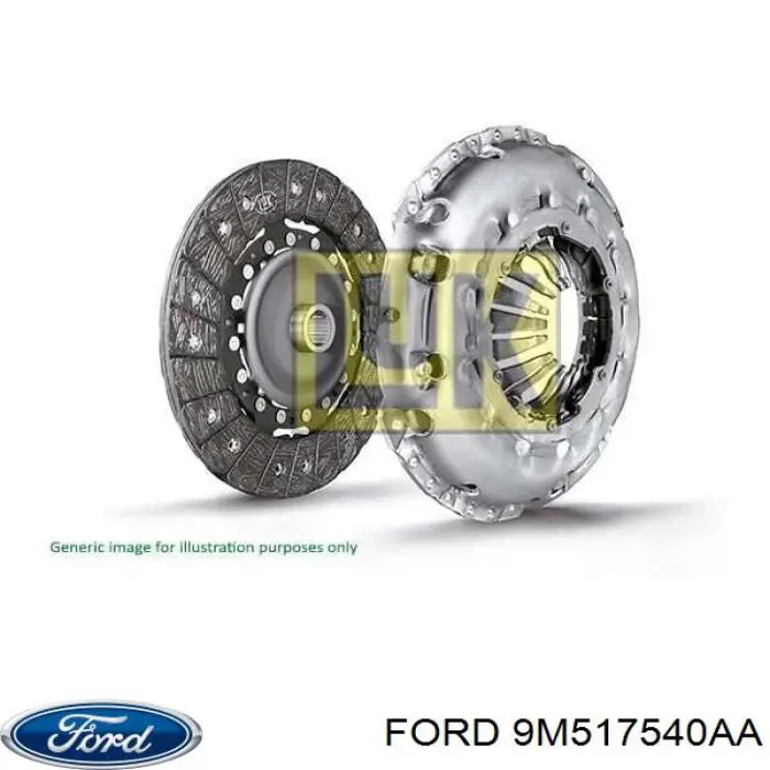 9M517540AA Ford kit de embrague (3 partes)